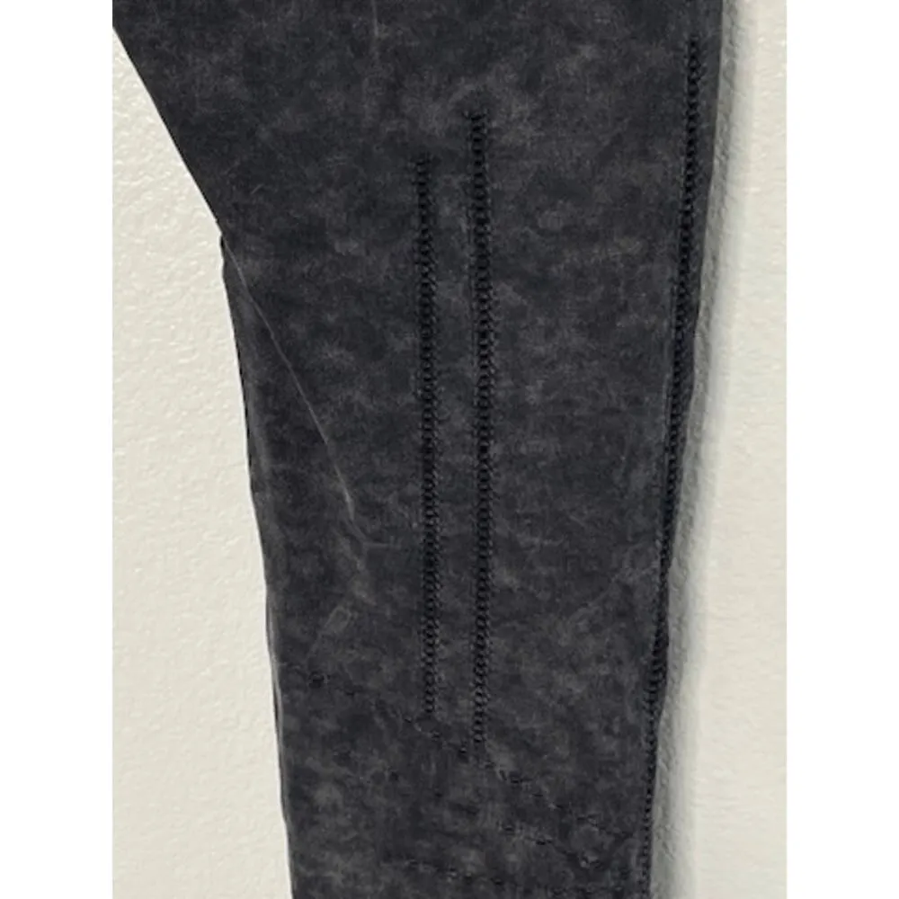 Blanc Noir Gray Wash Black Leggings Size M - Image 7