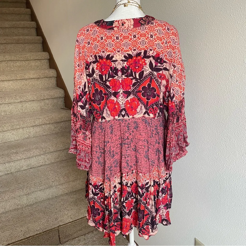 Free People Gypset Kimono Metallic Tunic Dress in XS - Image 8