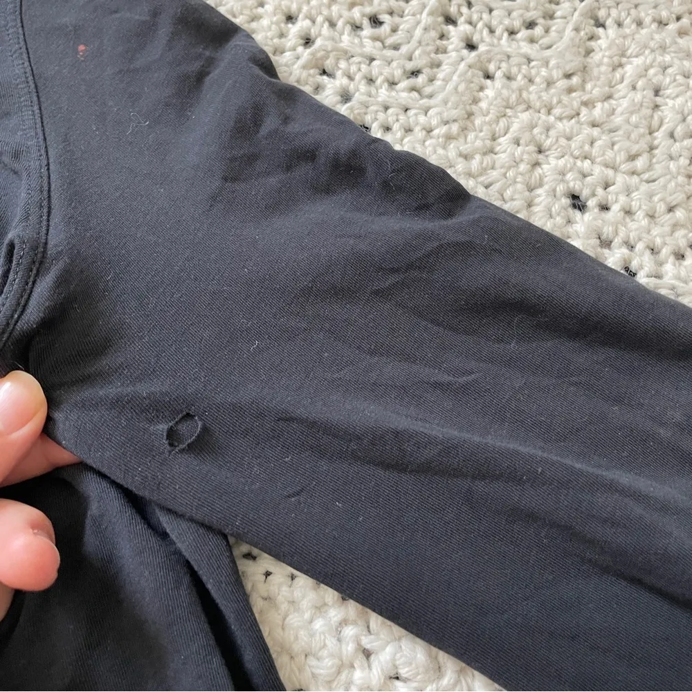 Lululemon Scoop Neck Long Sleeve TShirt Black (XSmall) - Image 5