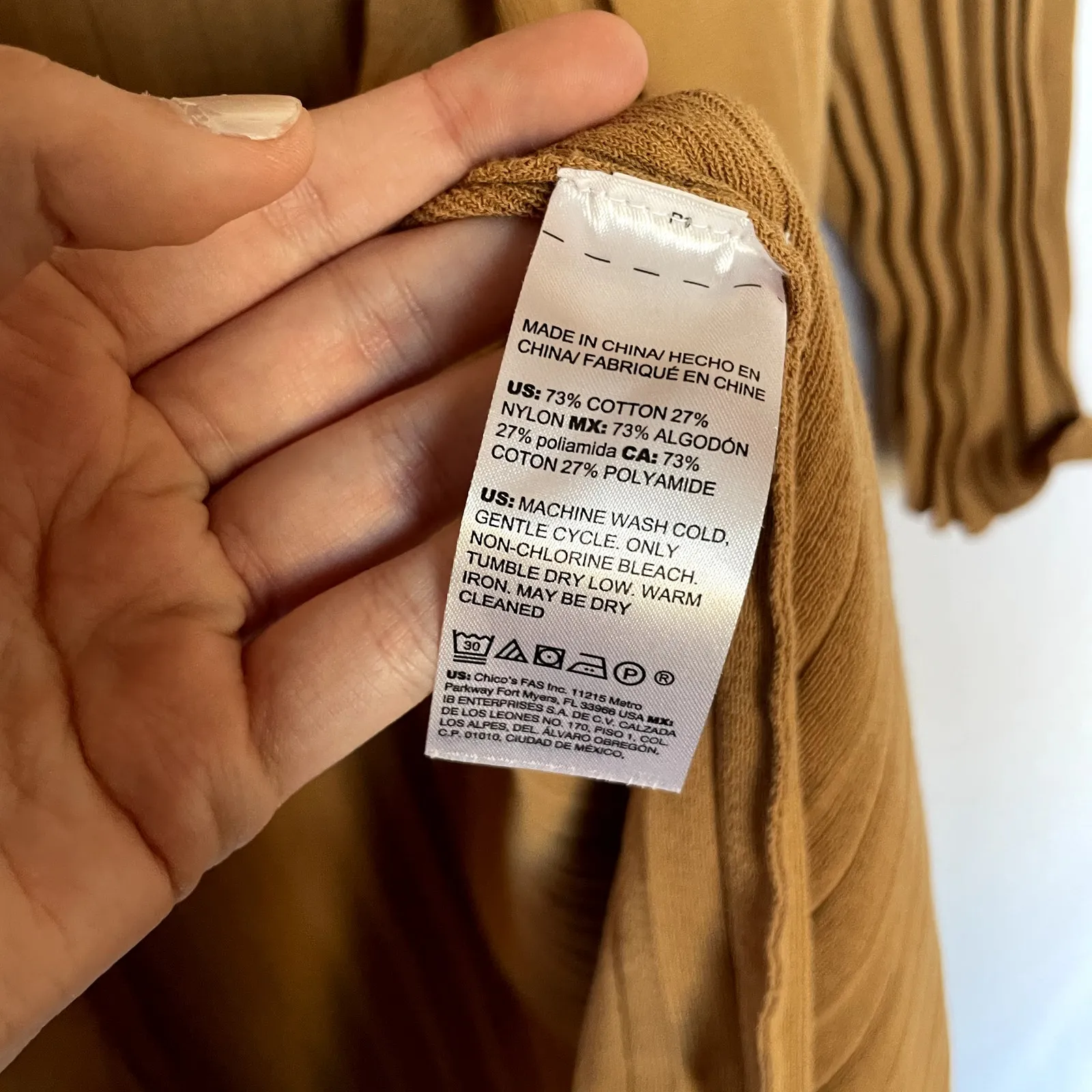 Chico's maxi cardigan women's size XXL cotton nylon blend sweater fall brown - Image 5