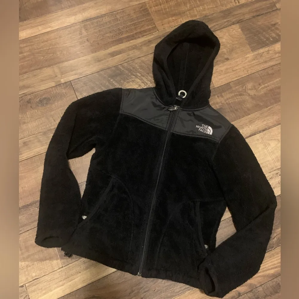 The north face black fuzzy osito for zip fleece with hood extra small Gorpcore - Image 7