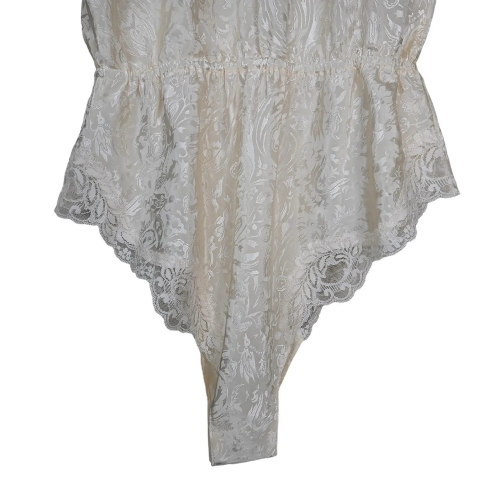 Delicates Vintage Cream Teddy Womens Small - Image 7