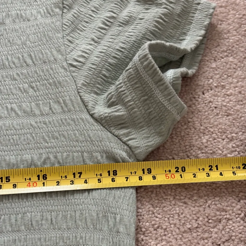 American Eagle Outfitters Sage Green‎ Smocked Tee - Image 10