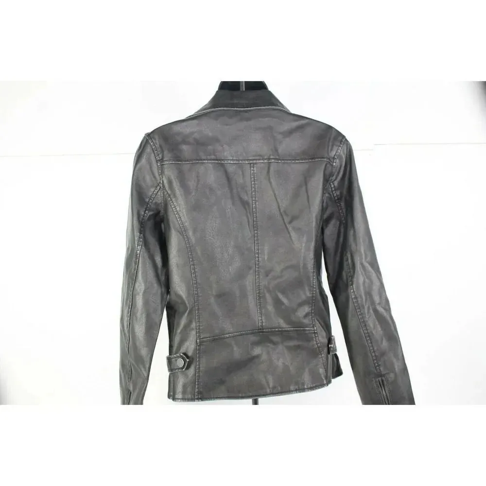 Lucky Brand ladies  Leather Jacket size S - Image 6