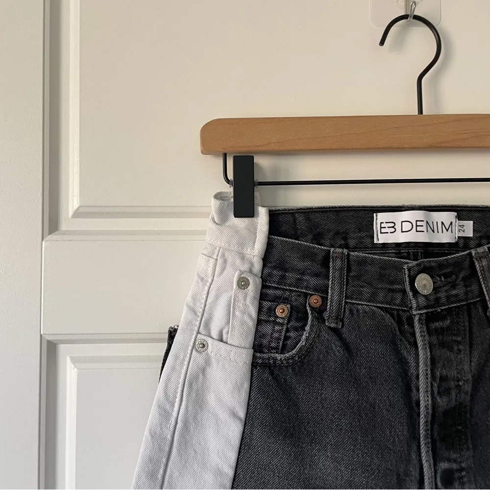 EB DENIM Black & Whites Two Tone Jeans Size 24 - Image 75