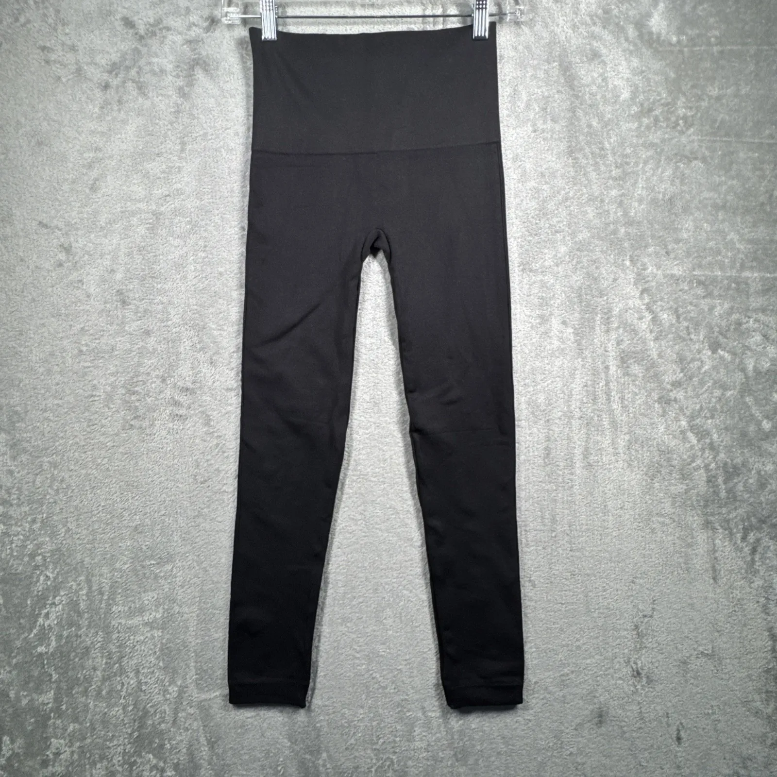 SPANX Look at Me Now Leggings Medium Black Seamless Shapewear Shaping‎ Yoga Gym - Image 4