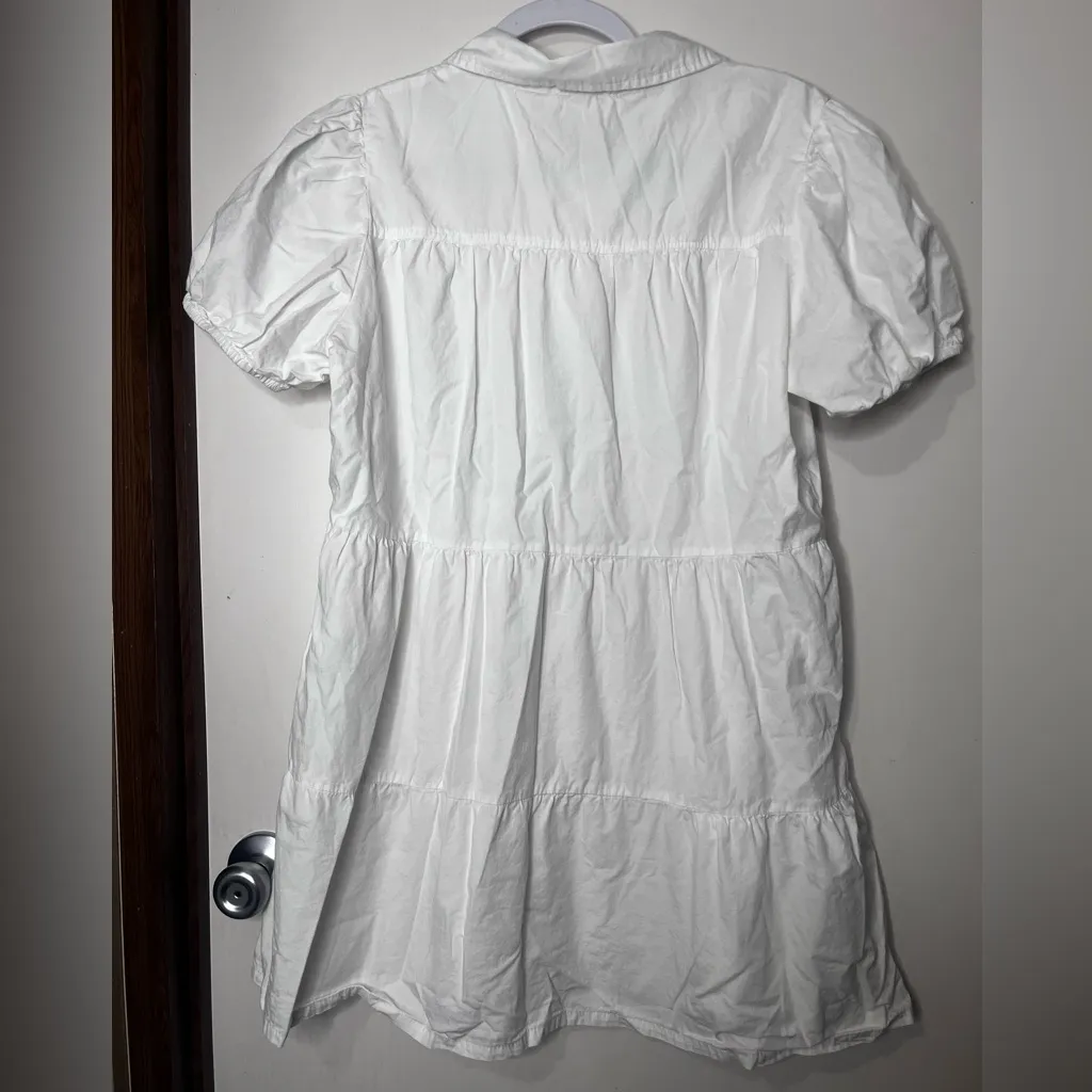 Planet Gold  White Mini Dress - Image 3