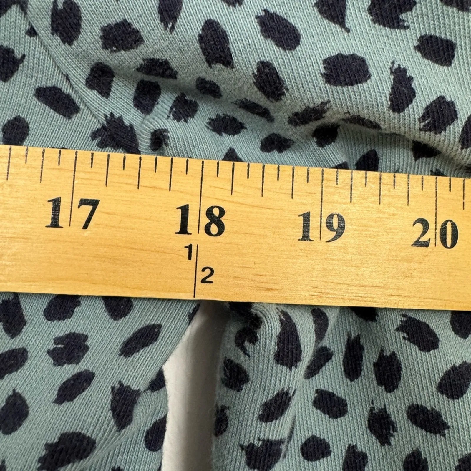 Ann Taylor Teal Blue Long Sleeve Animal Print Mini Dress Womens MP Peplum Fall - Image 10