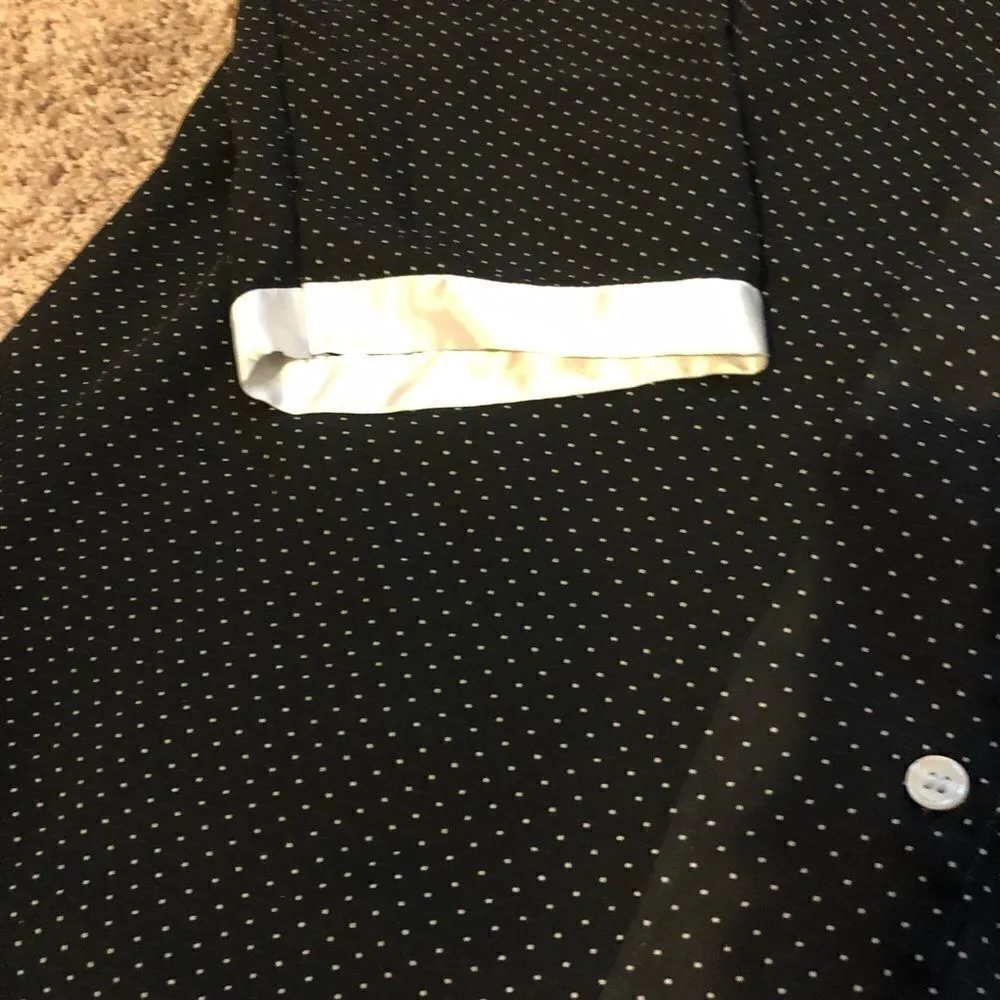 Vintage Lane Bryant black/white polka dot satin Black Size undefined - Image 2