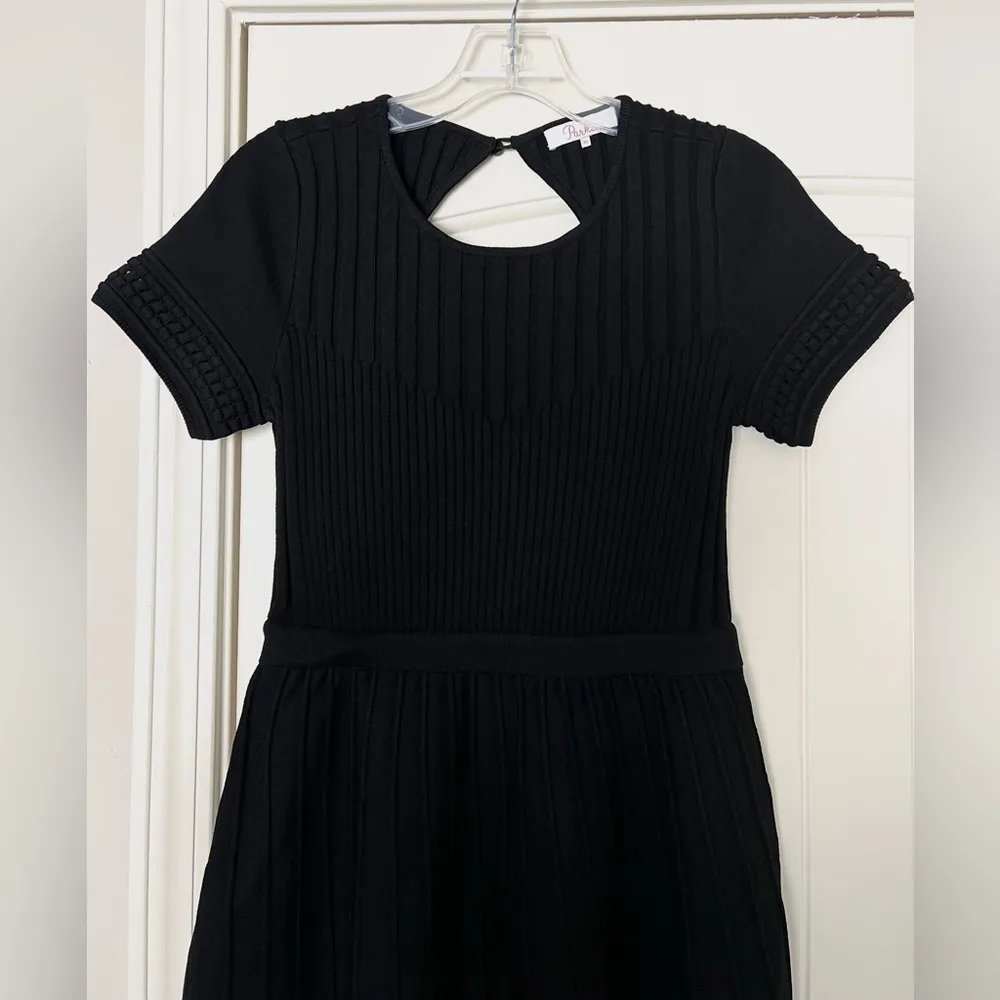 Parker Hamilton Ribbed Knit Fit & Flare Dress - Image 4