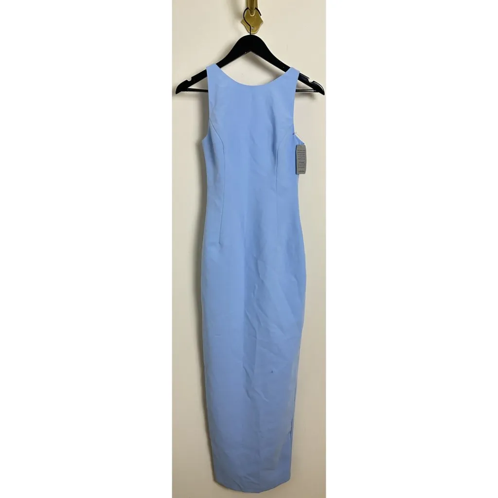 AMANDA UPRICHARD Marbella Maxi Dress in Baby Blue Size X-Small NWT - Image 3