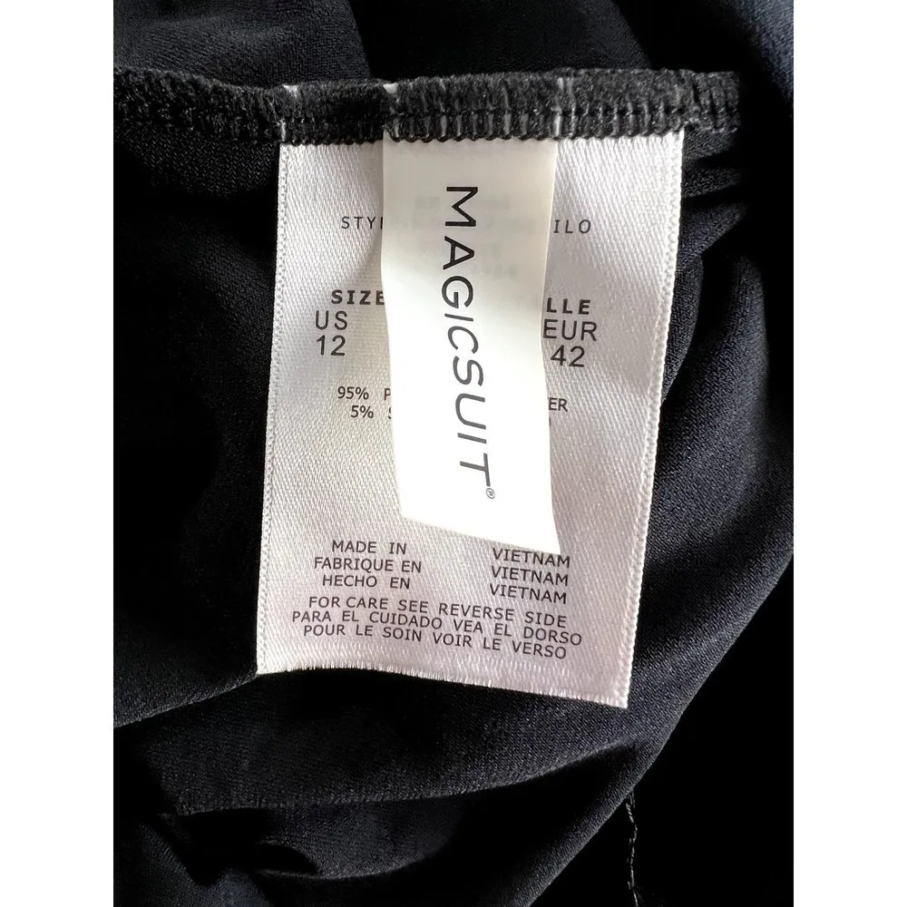 Magicsuit Women's Black Size US 12 Sleeveless Halter Top - Image 6