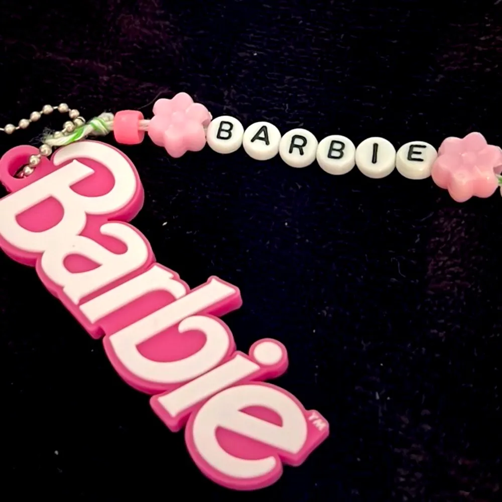 Barbie Limited Edition Beaded Keychain Pink - Image 2