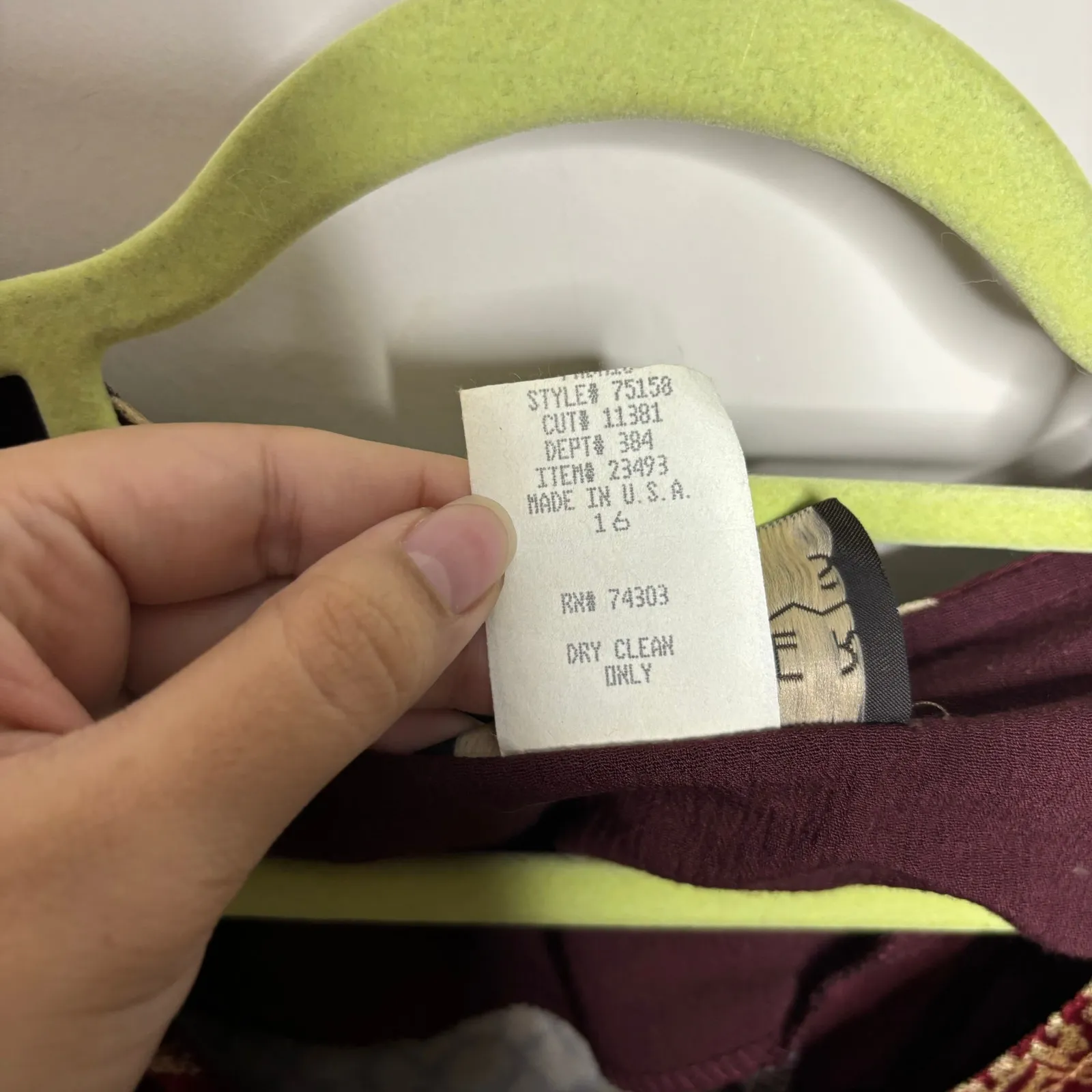 Spencer Alexis Brown Mixed Media Jacket Sz 16 - Image 8