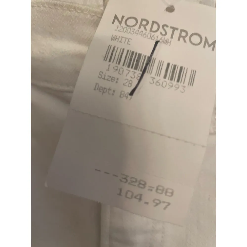 Veronica Beard Women's White Skinny High Rise Jeans, A66 - Image 5