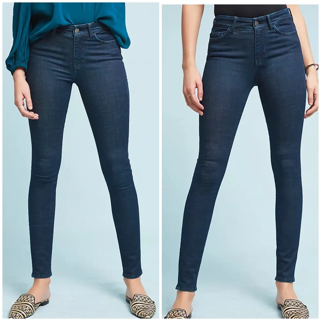 Anthropologie M.i.h Bodycon High-Rise Skinny Jeans In Vale Size 25‎ - Image 2