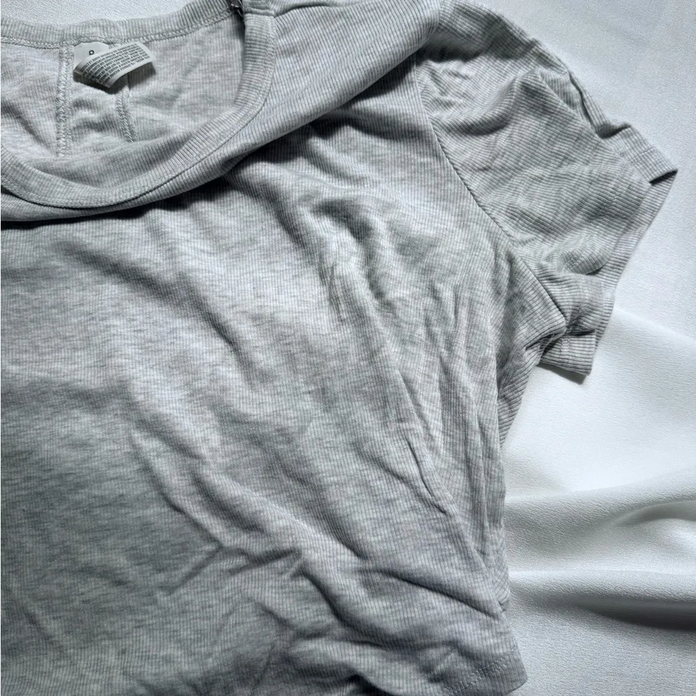 Gray Women's All in Motion Crop Top - Image 2