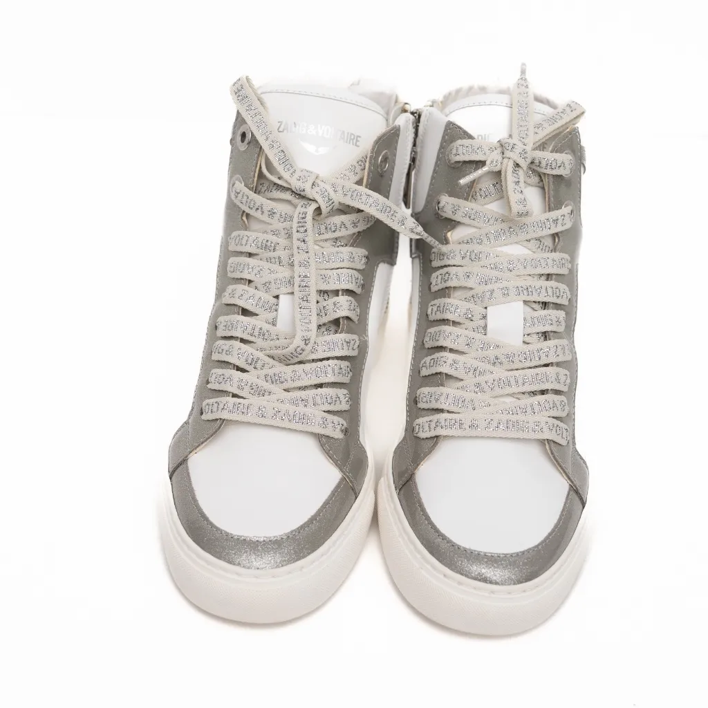 Zadig & Voltaire. Women's High Flash High-Top Sneakers. - Image 3