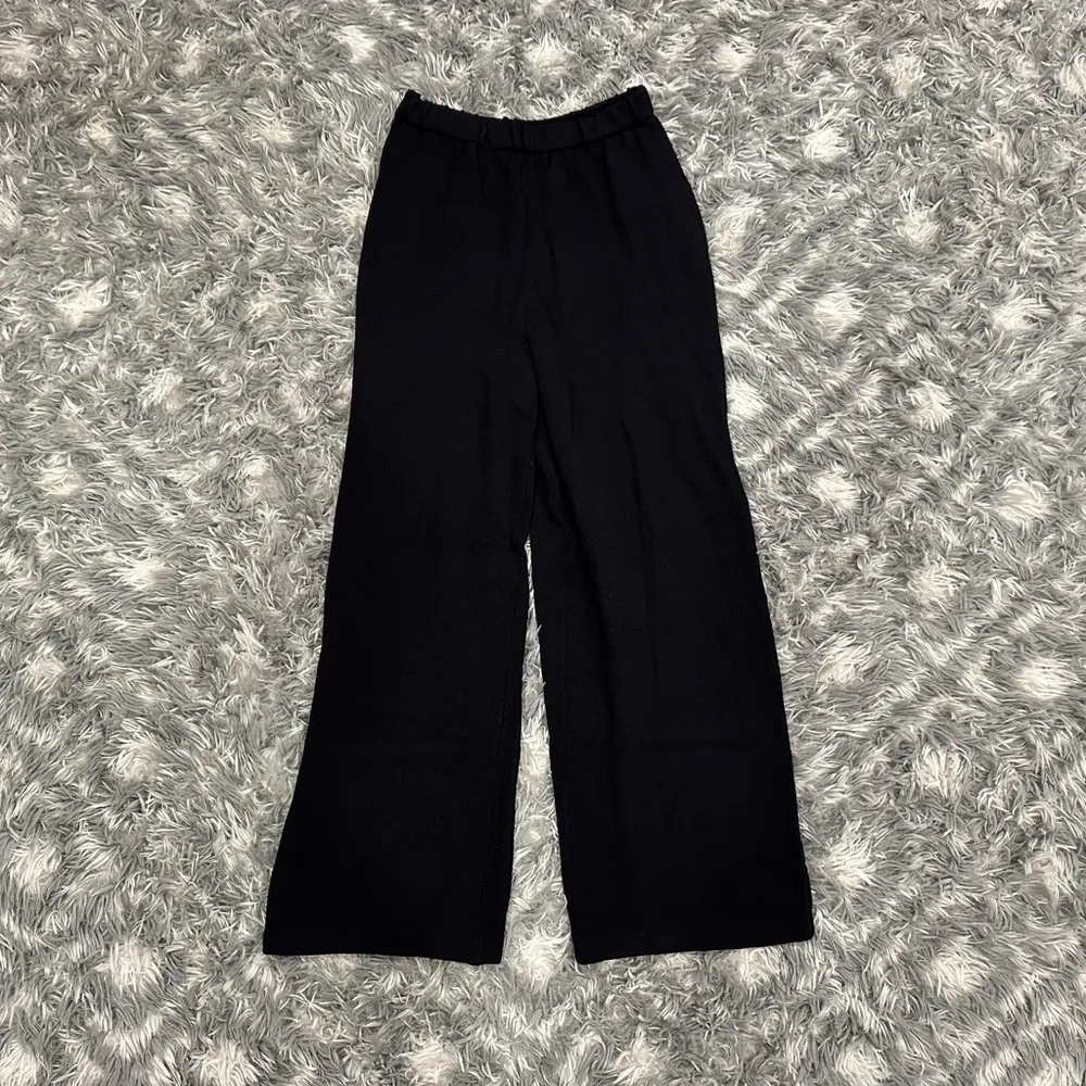 St. John Santiago Knit Wide Leg Pants - Image 4