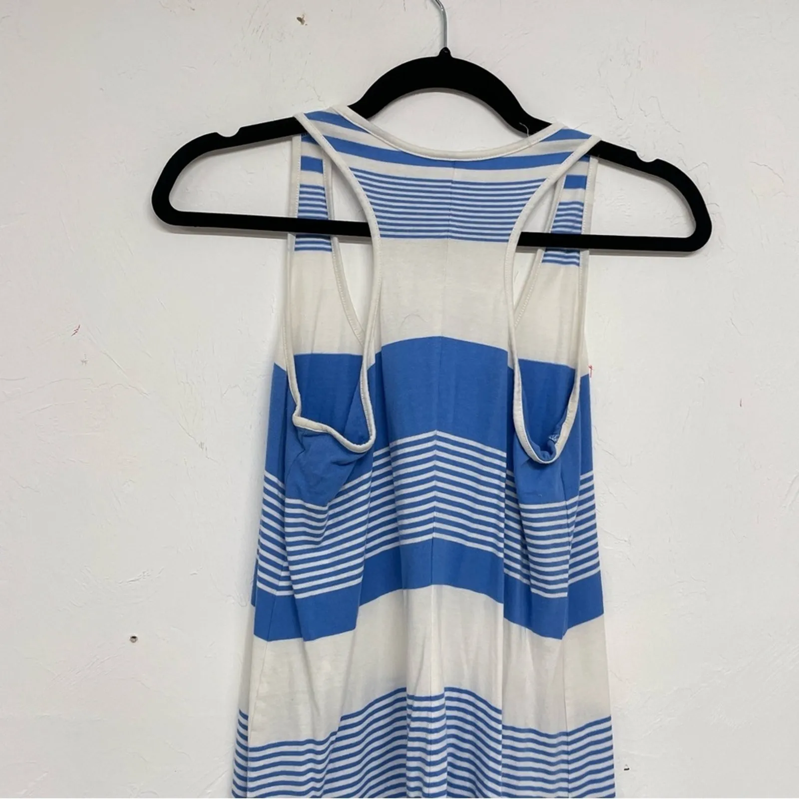 Lilly Pulitzer Blue & White Striped Sleeveless Mini Dress Womens XS Beachy - Image 8