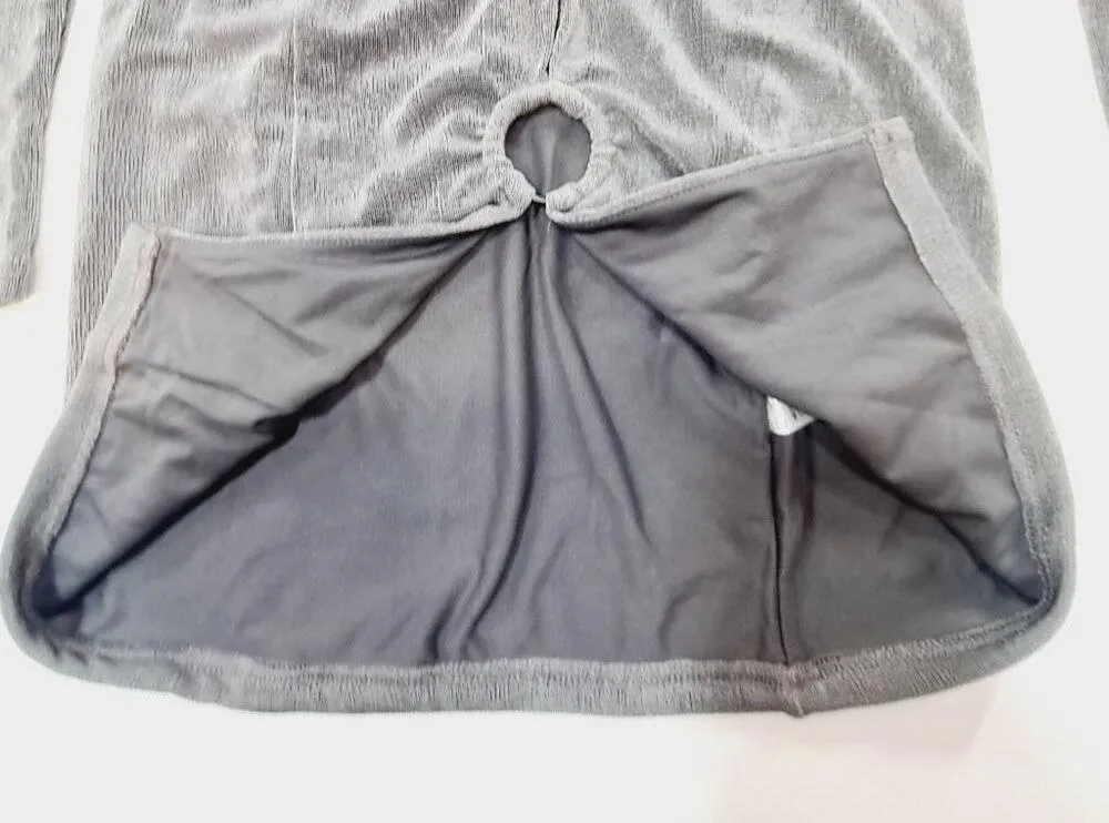 Superdown Cassie O Ring Dress in Grey Small - Image 4