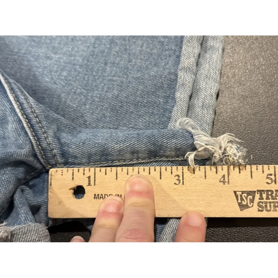 Romwe Womens Large 8/10 Denim Shorts Embroidered Colorful Stars Festival Boho - Image 5