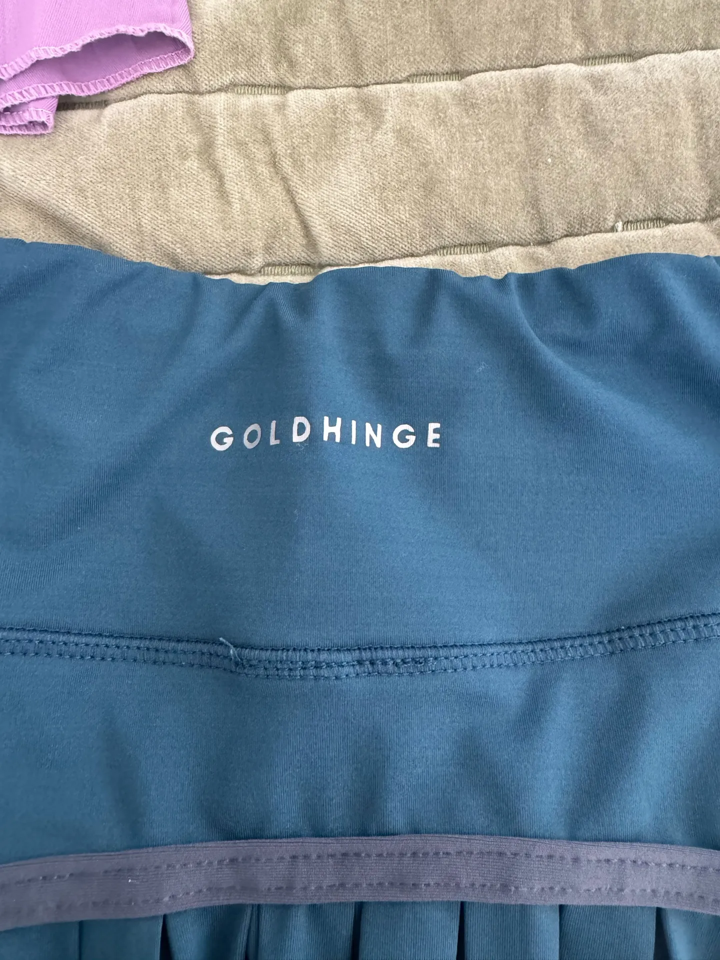 Gold Hinge Blue green Skirt - Image 3