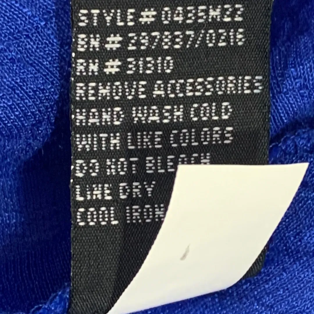 Sleeveless Blouse Top Blue Size Small Layered Top New - Image 5