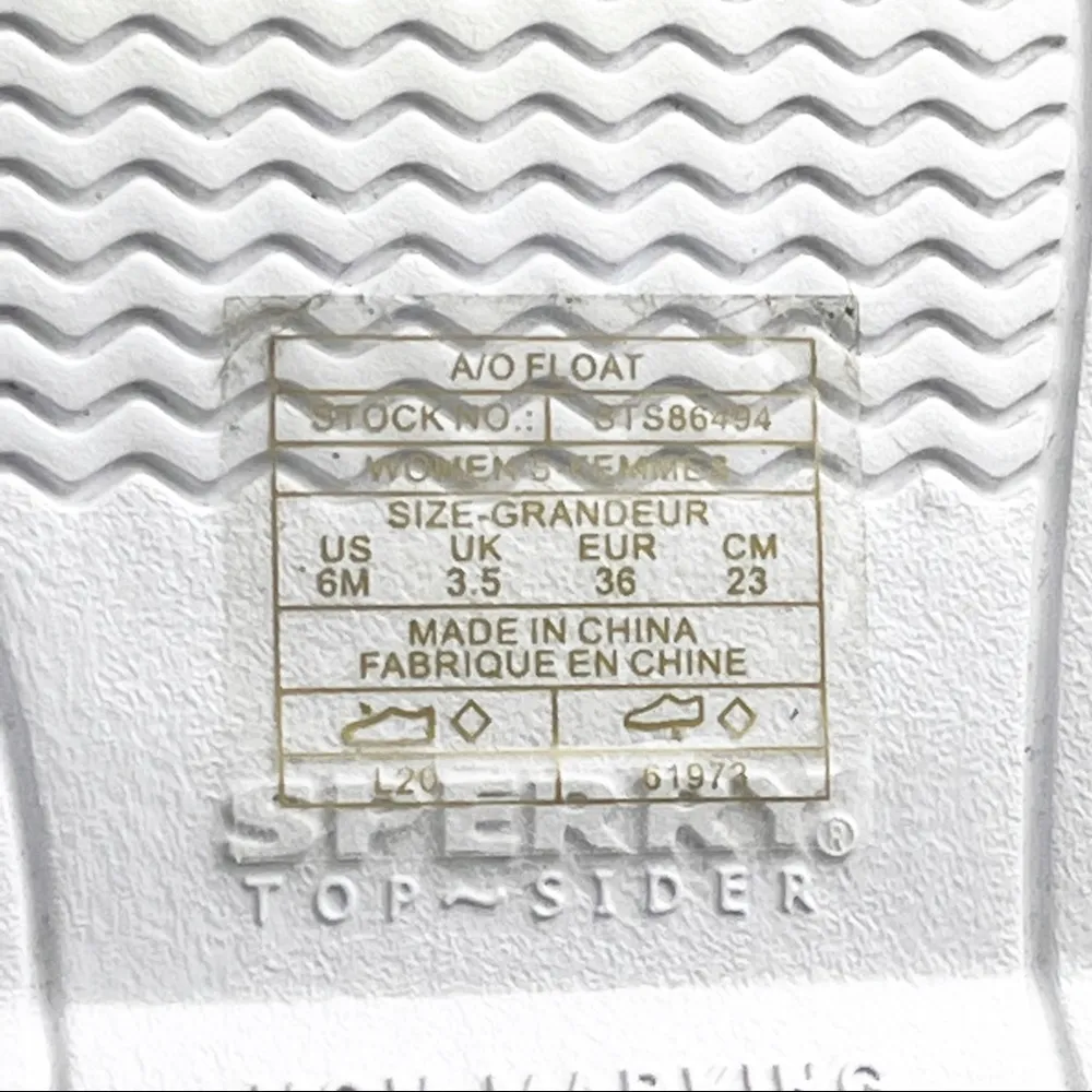 SPERRY Navy Original Float Boat Lightweight Speckled Slip On Boat Shoes, Size 6 - Image 3