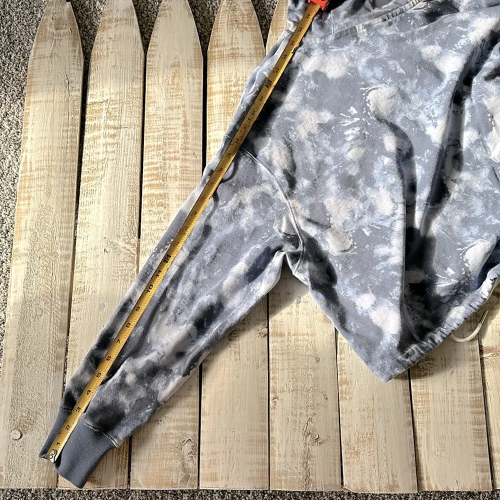 Nike Womens CloudBlue Tiedye Icon Slash Zippered Hoodie Size Large - Image 9