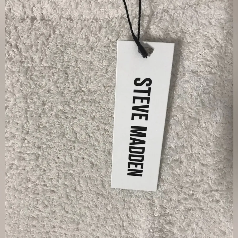 Steve Madden Women's Wide-Leg Chenille Sleep Pants White/Cream Size S NWT - Image 3