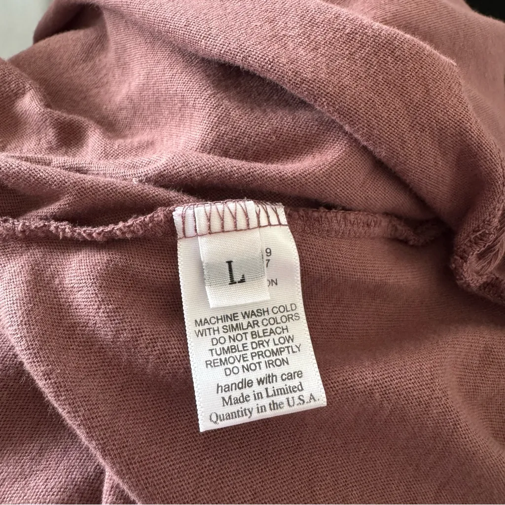 NWT Michael Lauren XRevolve Hamden Top Deep Mauve Large - Image 6