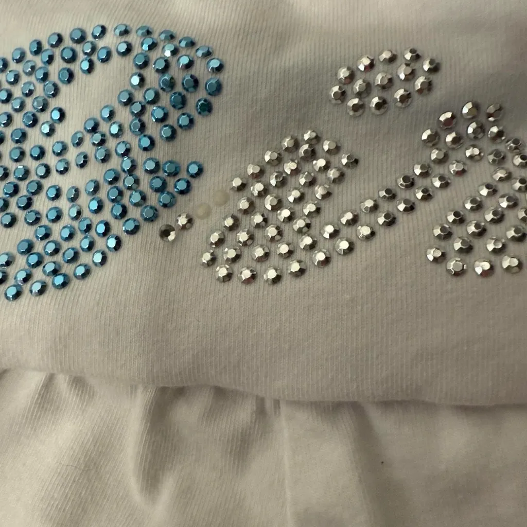 Y2K Bling Low Rise Pants White Size undefined - Image 7