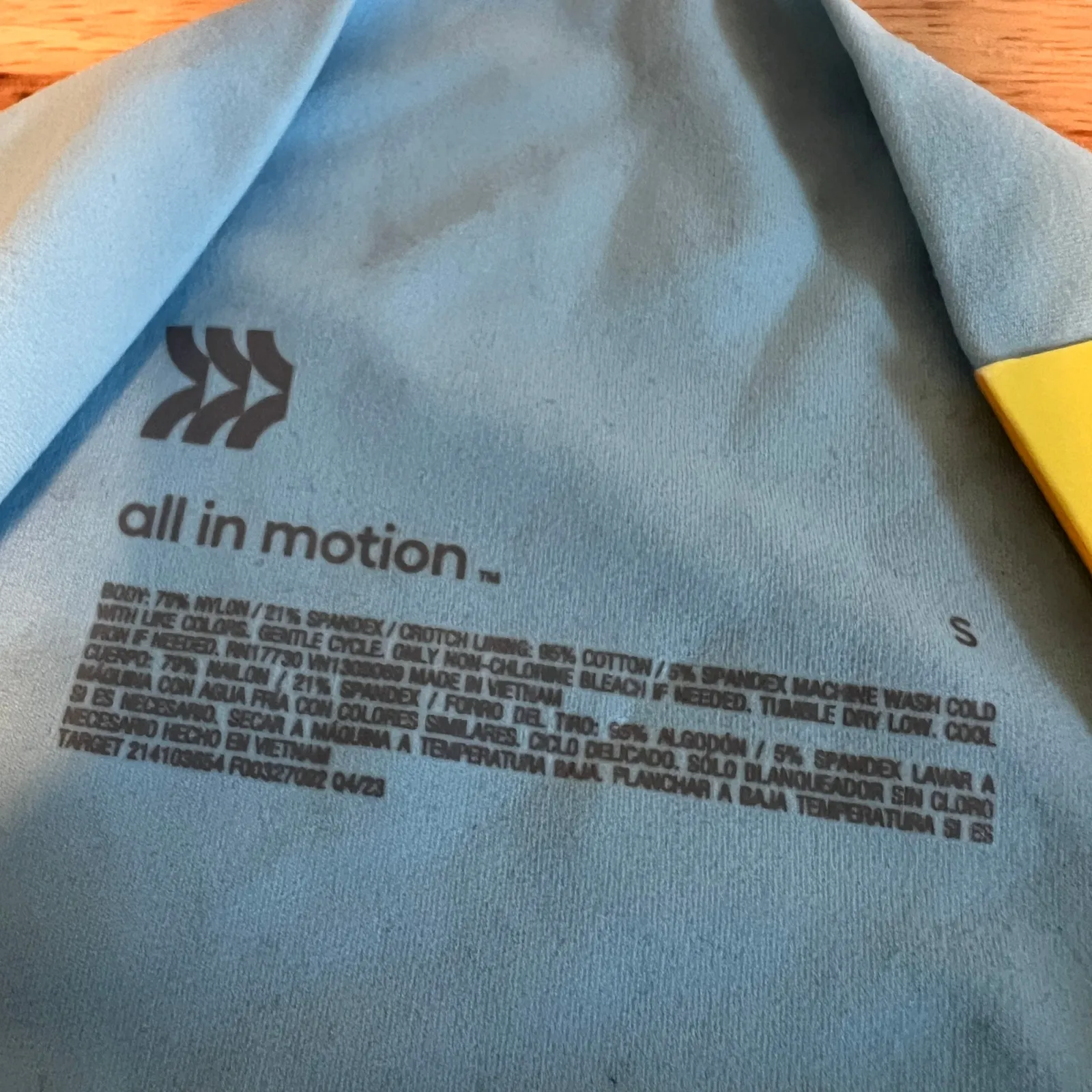 All in Motion Women's Light Blue Everyday Soft Bike Shorts - Size Small - NWT - Image 2