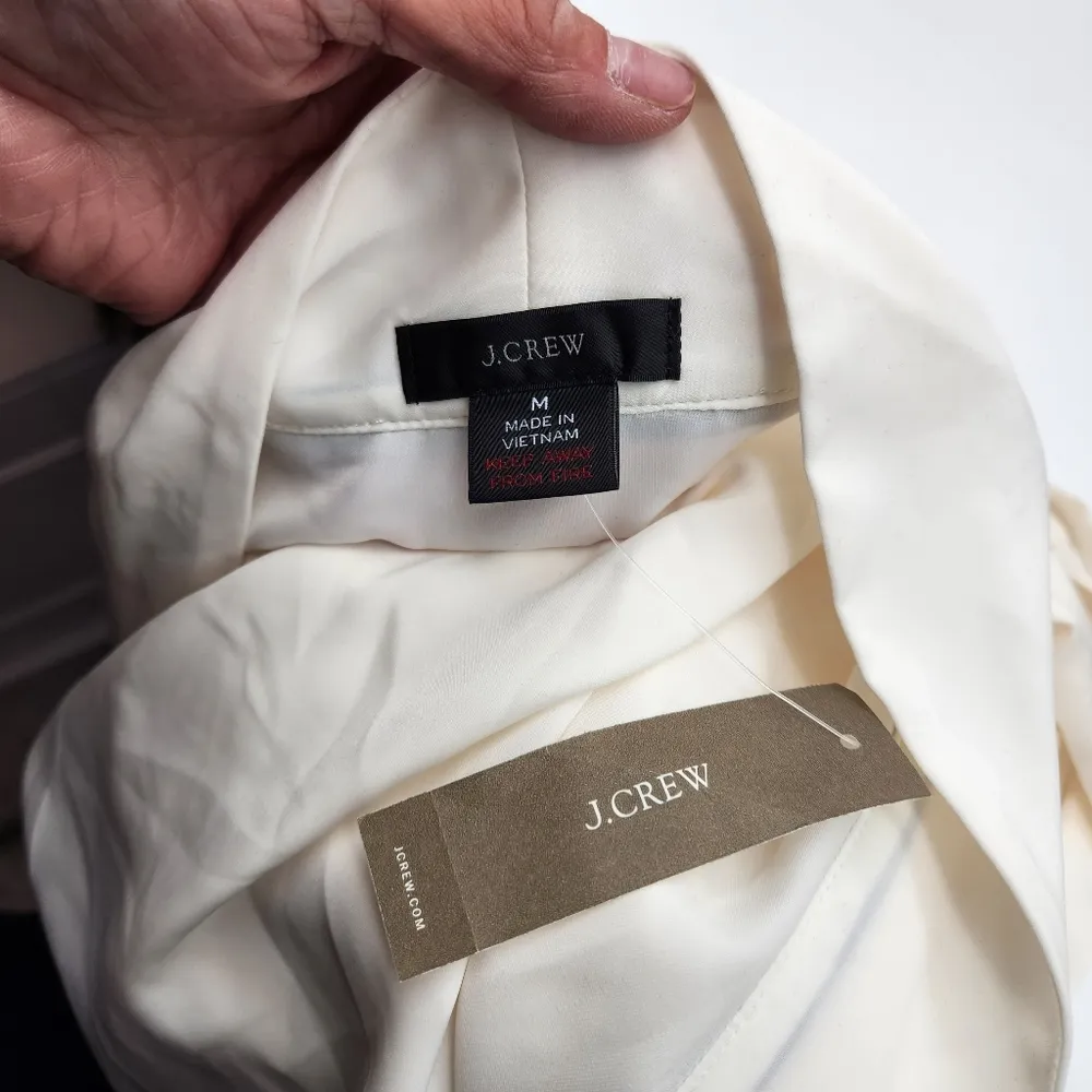 J.Crew Easy-luxe Eco Jumpsuit Pajamas Loungewear Sz M - Image 13