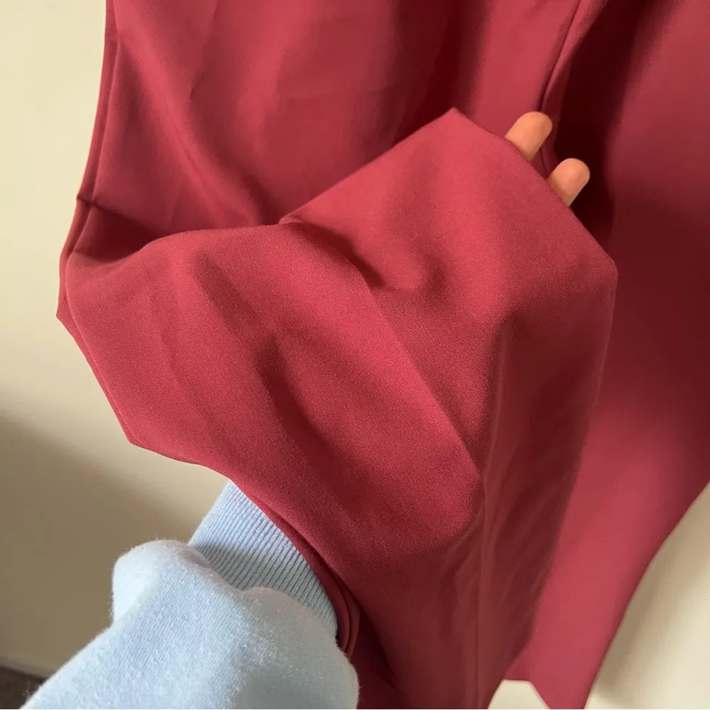 Hot Pink Rose Trousers Cropped Kick Flare US 6 RN125149 - Image 6