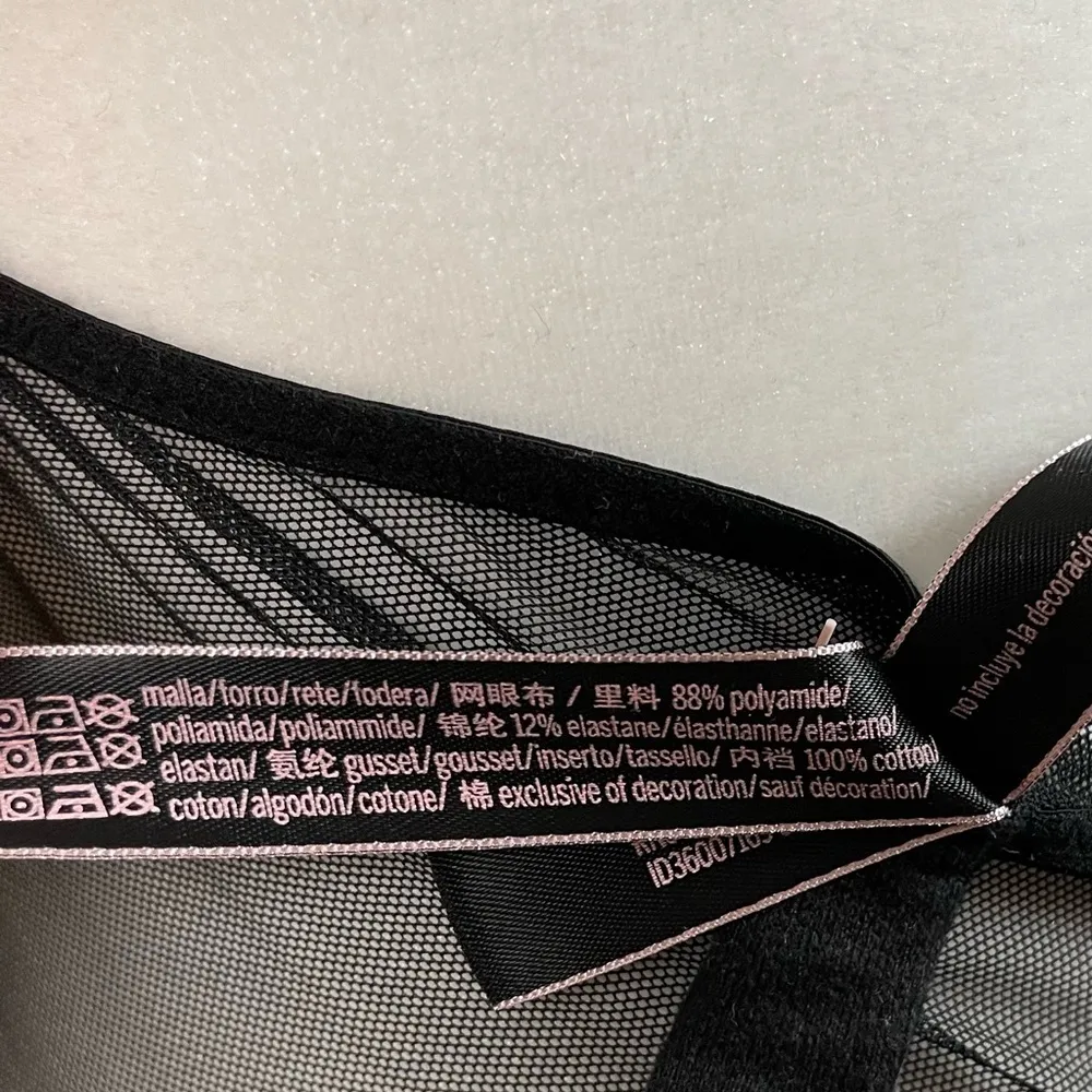 Victoria's Secret Medium Sheer Lace Teddy Thong Bodysuit Deep V Front - Image 13