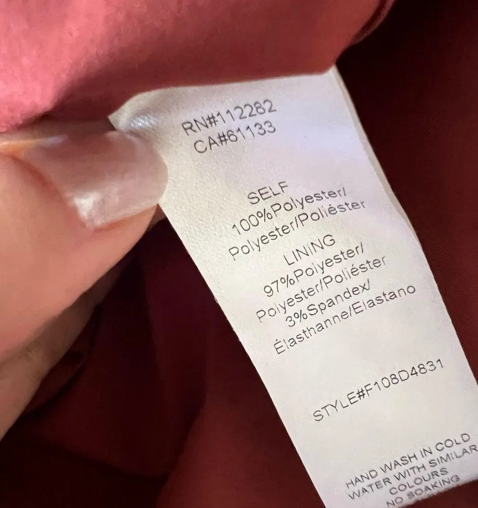 NWT ANTHROPOLOGIE ADELYN RAE One Shoulder Belted Printed Mini Dress Small - Image 7