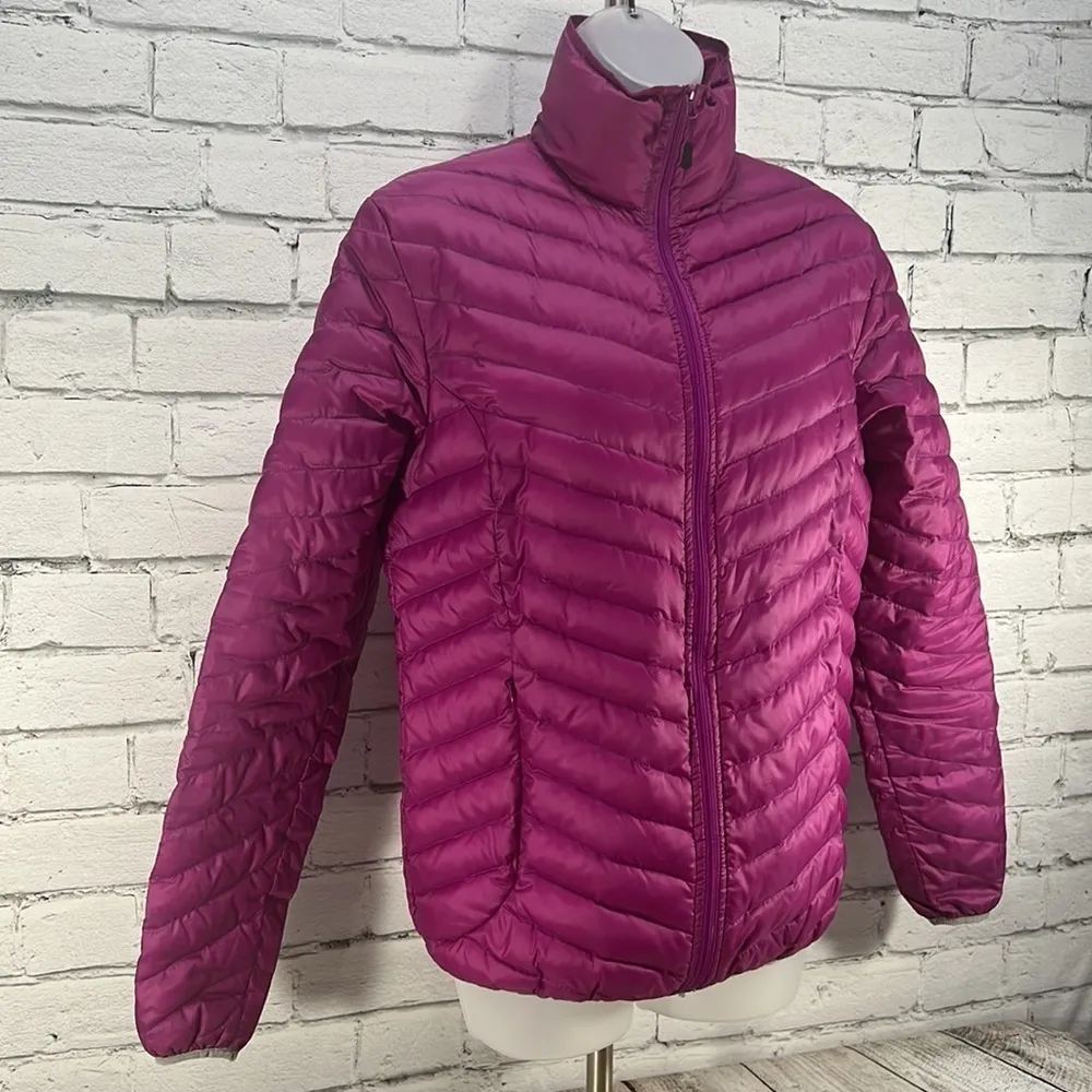 Outfitter Trading Women Rose Red Puffer Jacket S Winter Hiking Ski Puffer - Image 4
