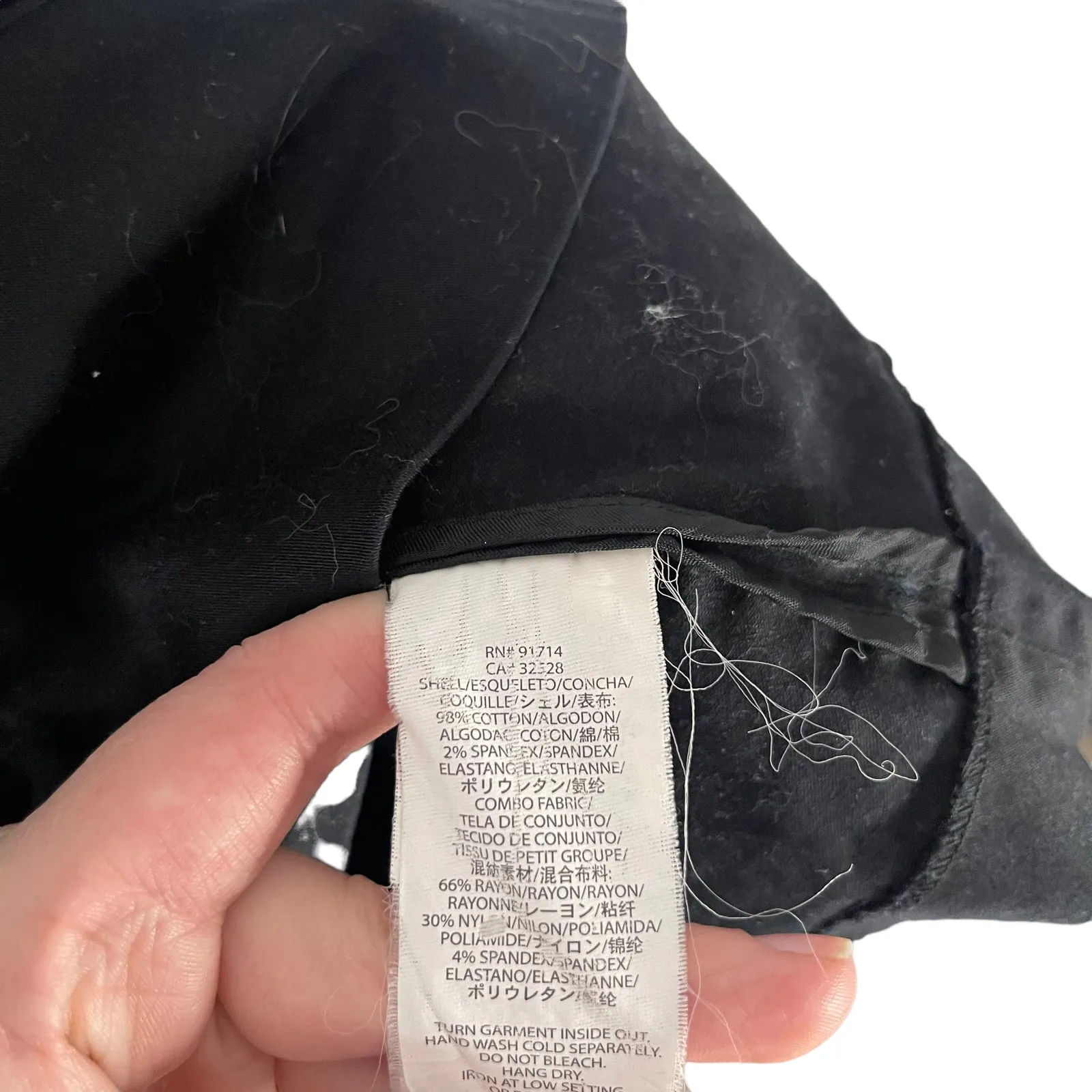 Armani Exchange Size 6 Small Black Pleated‎ Zip Dress Pockets - Image 7