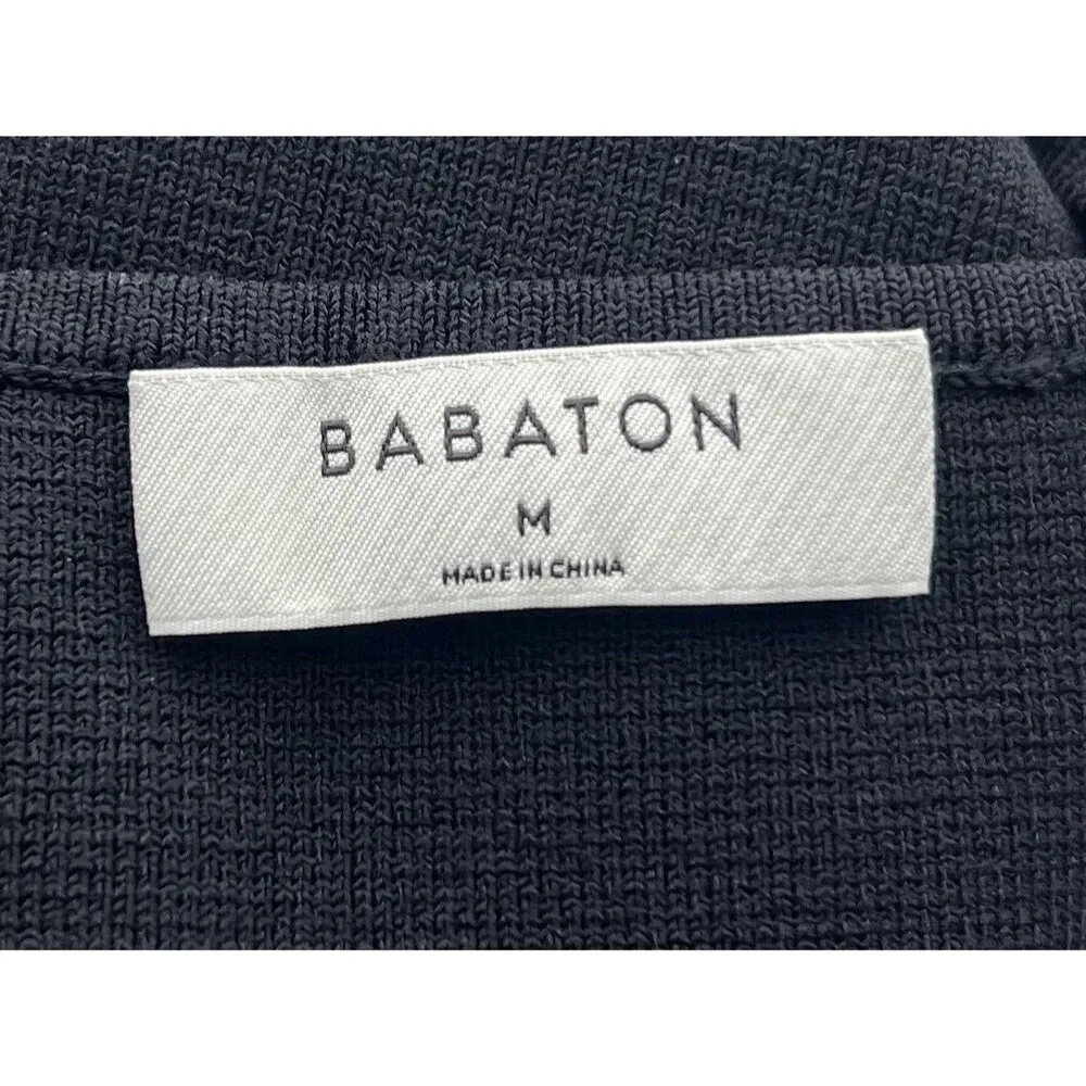 Aritzia Babaton Torsten Knit Top Black Minimalist Timeless Modern Women’s Medium - Image 5