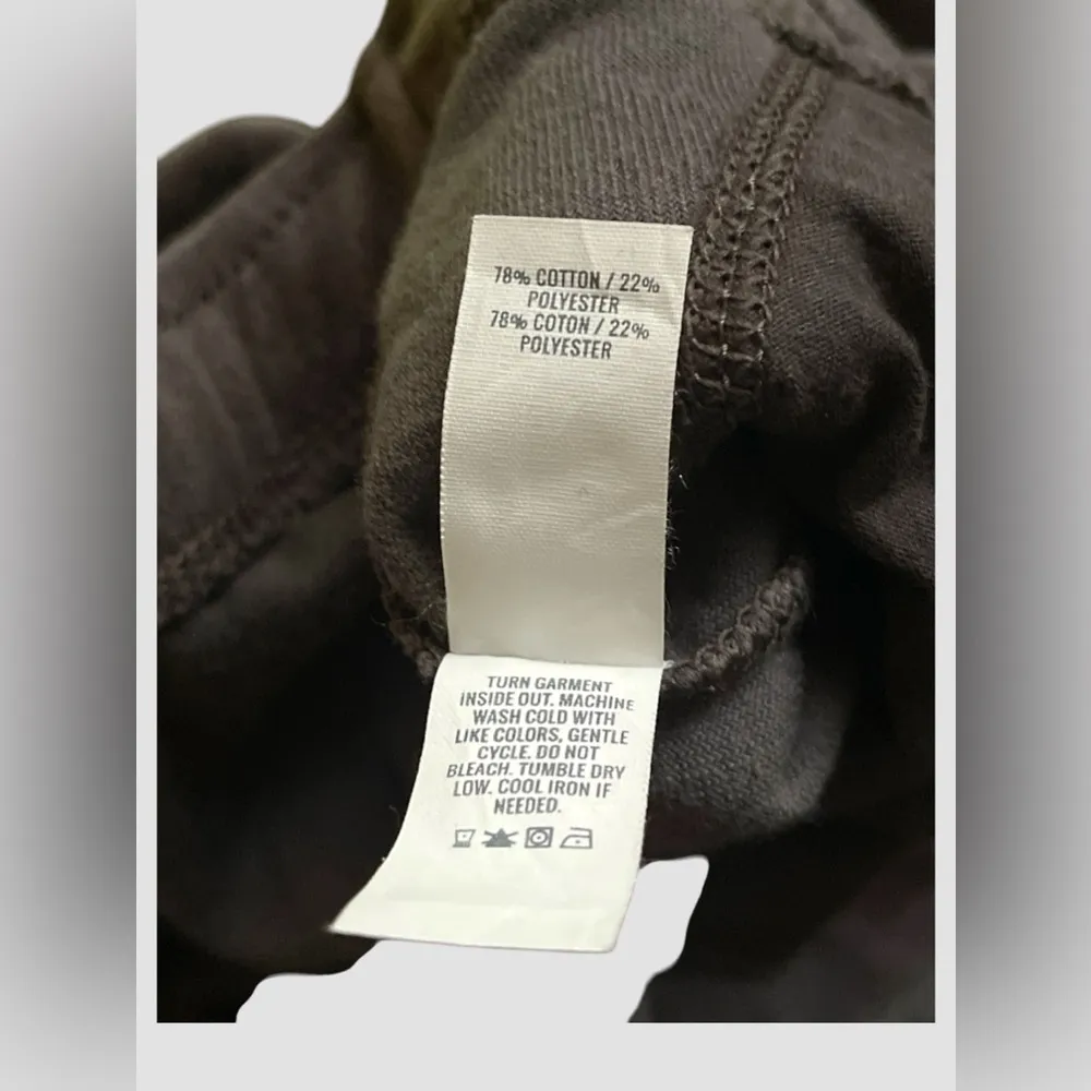 Aerie Womens Pants Charcoal Size XLarge Jogger Elastic Waist Velour Cotton Blend - Image 7