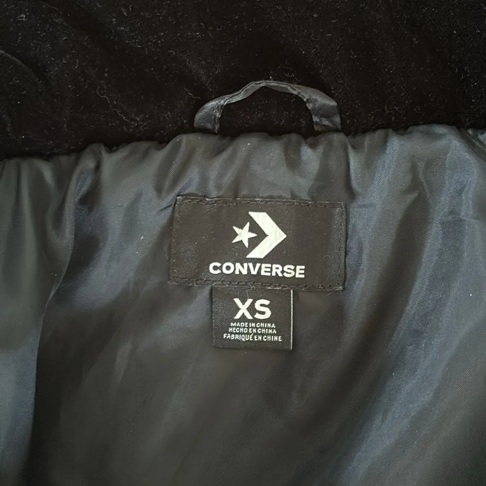 Converse Black Crop Jacket - Image 2