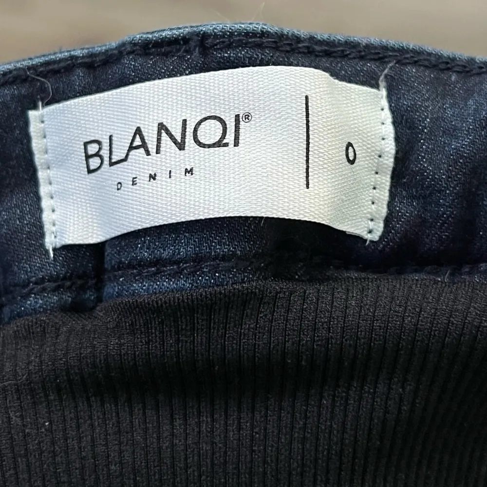 Blanqi Maternity Women’s Skinny Fit Full Belly Panel Jeans | Dark Wash | 0 Size undefined - Image 7