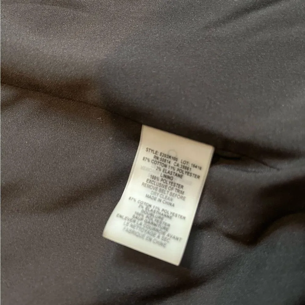 Elie Tahari Black/Tan/White One-Button Check Bree Blazer Jacket, Sz 8 - Image 13