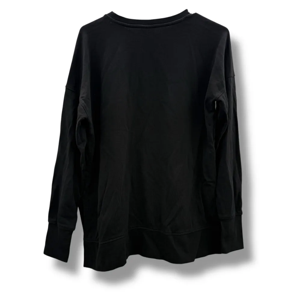 Sweaty Betty After Class‎ Black Longline Long Sleeve Sweatshirt Sz S Thumbholes - Image 6