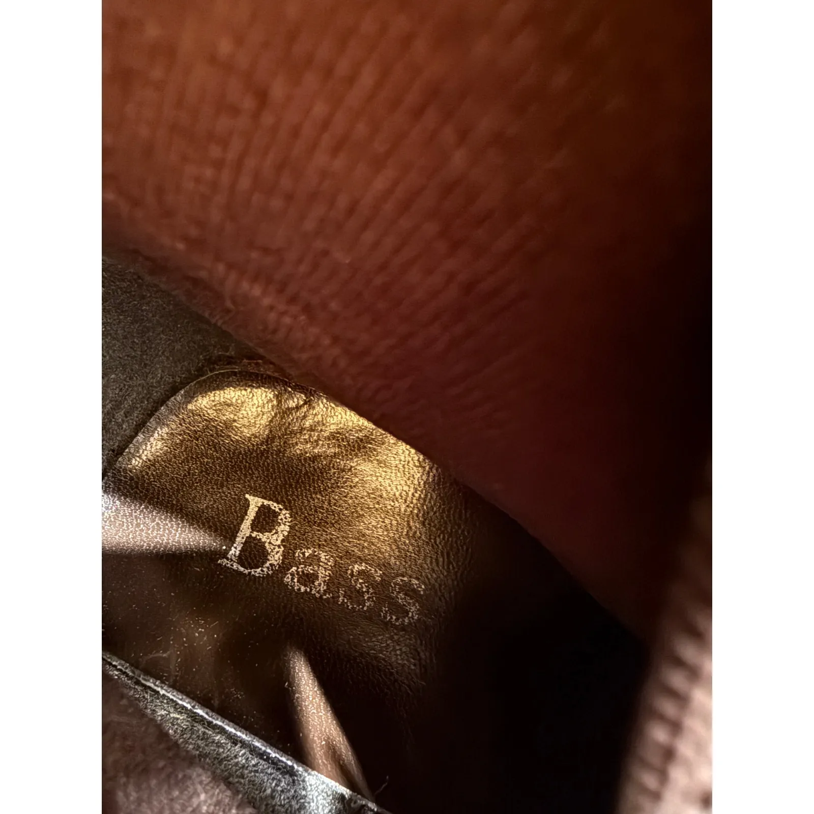 Y2K Bass Leather Square Toe Boots Size 9 Brown - Image 8