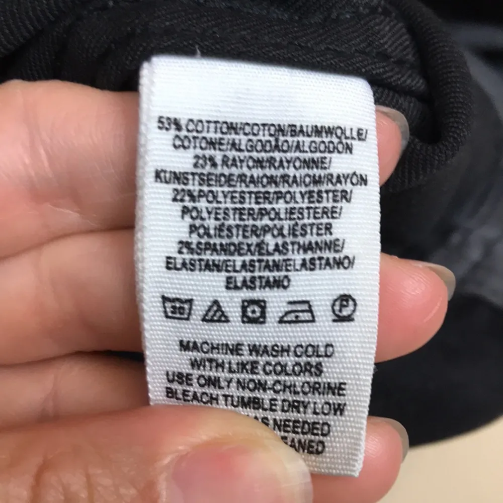 Free People Women’s Color Block Denim Black Gray A-Line Mini Skirt - Image 8