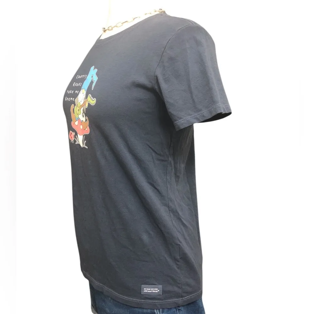 Life Is Good Women's Gnome Country Roads Crusher-LITE Short Sleeve T-Shirt - Image 4