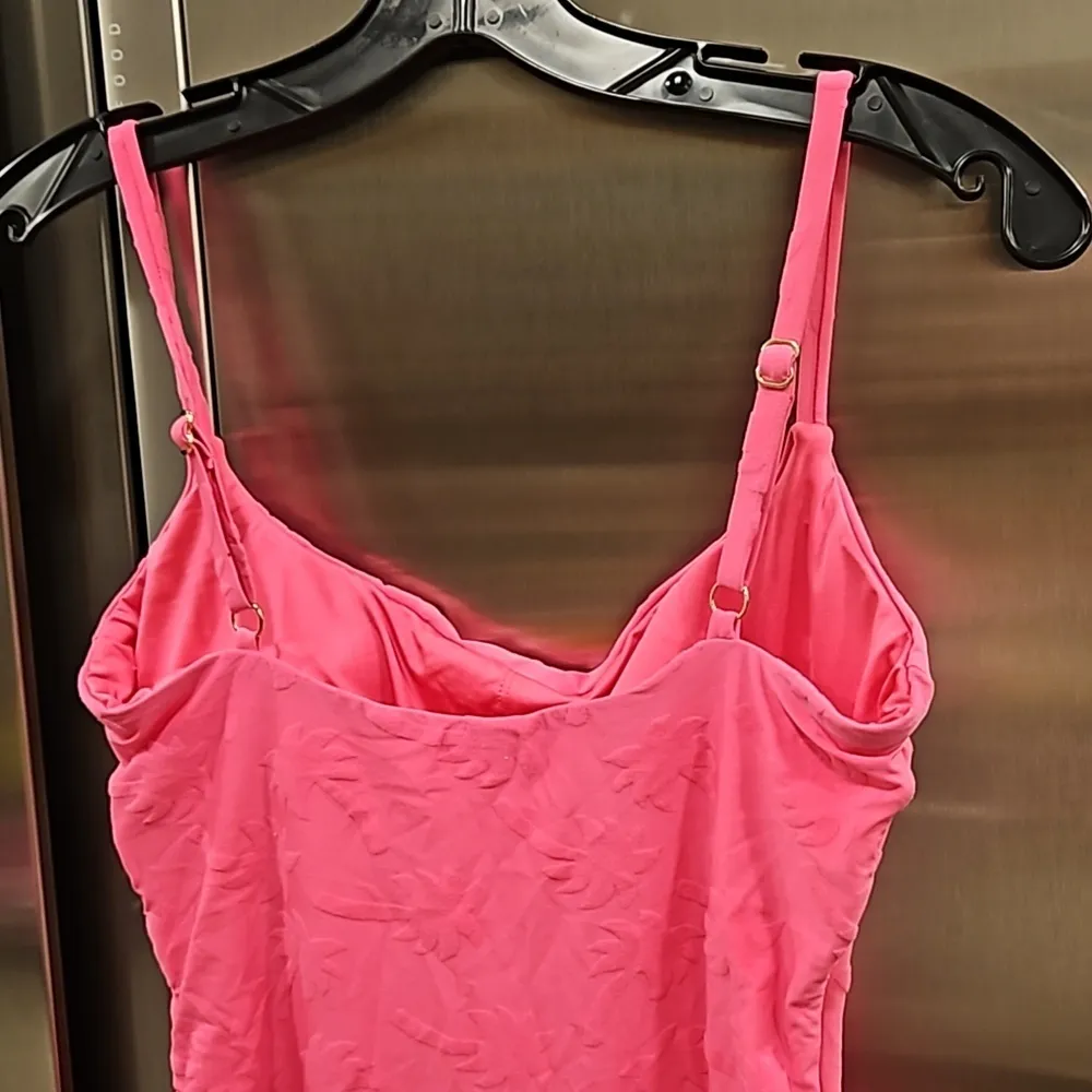 💕TRINA TURK💕 Sway Scoop Maillot Sway One Piece Swimsuit ~ Venus Pink 12 - Image 11